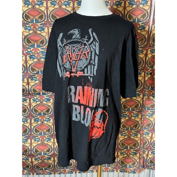Slayer Raining Blood Band Tee T Shirt Mens XL Black Graphic Print - Picture 1 of 3